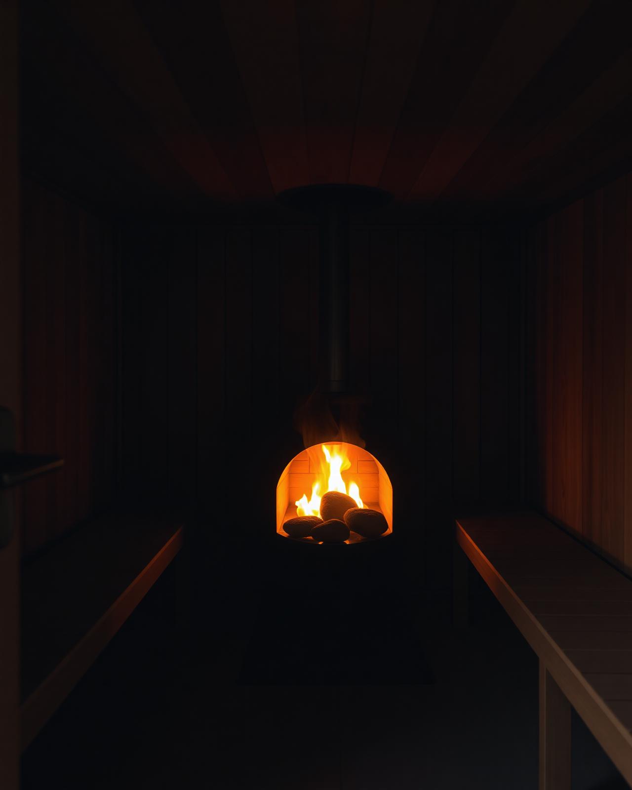 Bastuinteriör